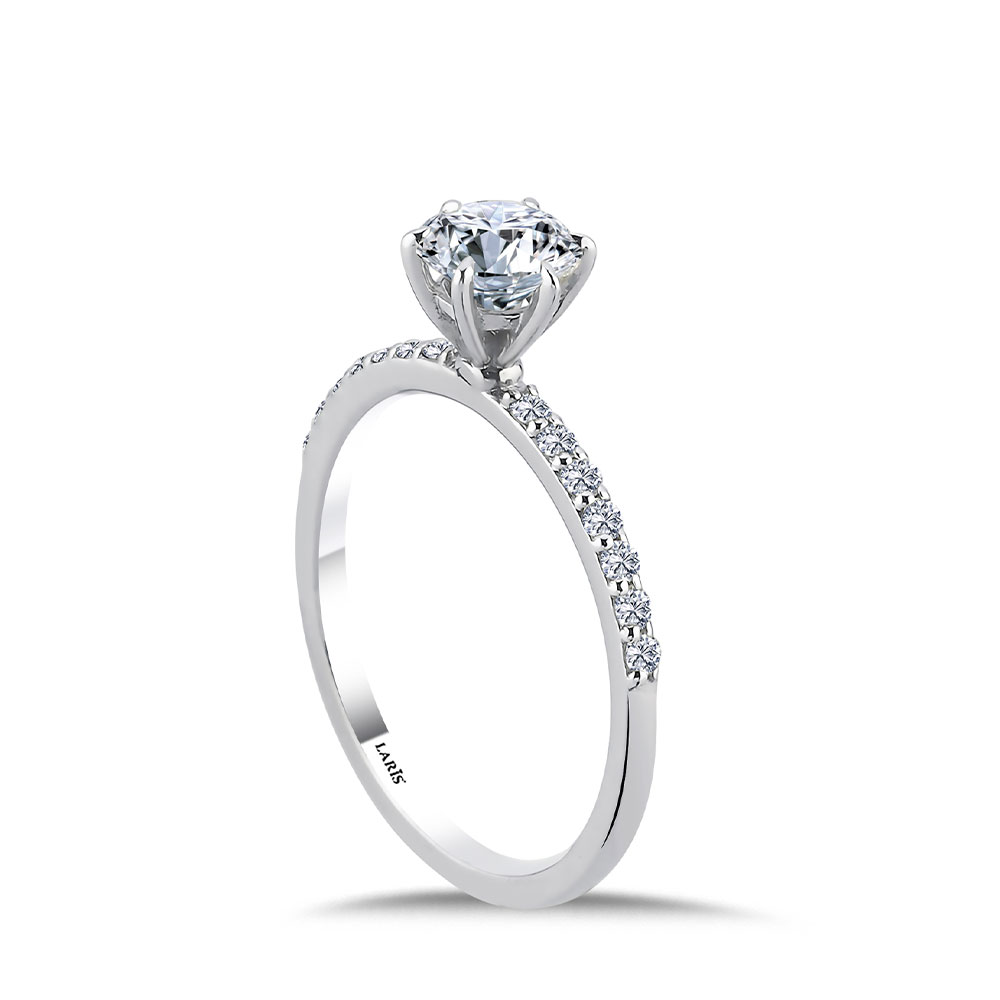 Tektaş Yüzükler 0,90 Karat Pırlanta Tiffany Tektaş Yüzük