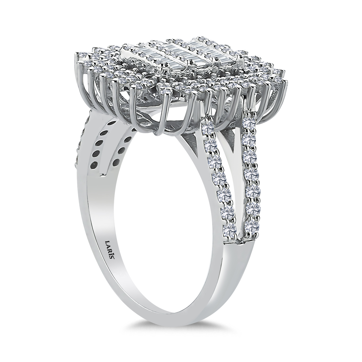 1,05 Karat Pırlanta Baget Zenith Tasarım Yüzük