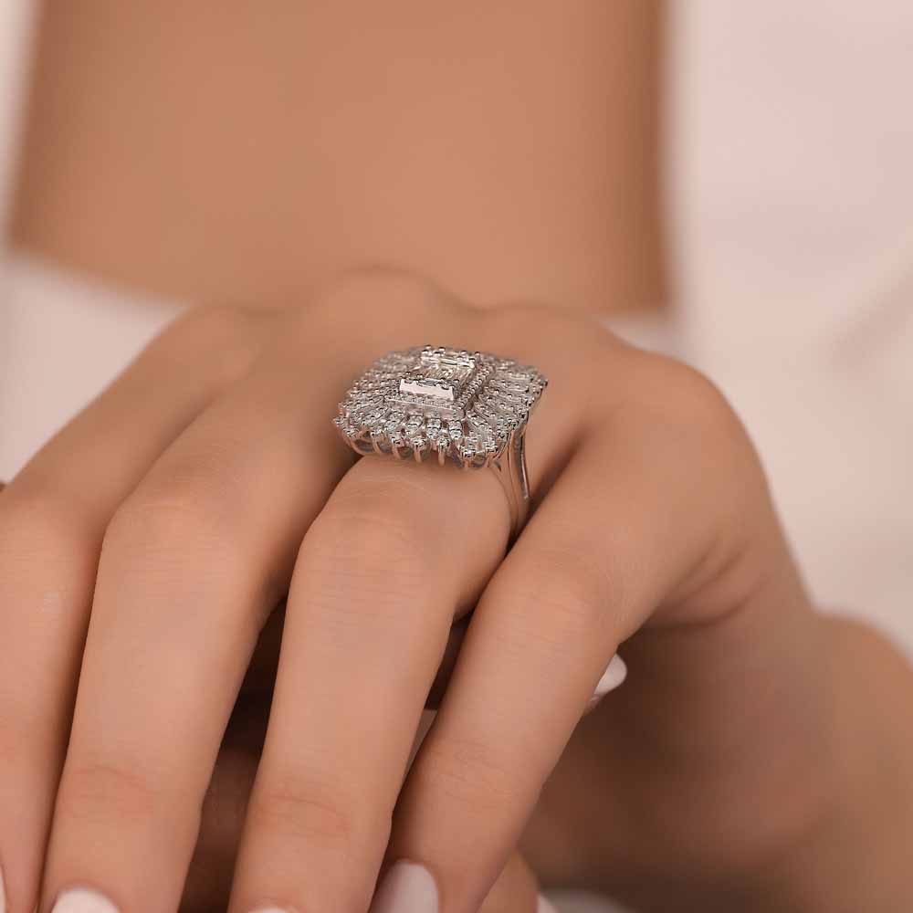 1,43 Karat Pırlanta Taşlı Solace Tasarım Yüzük