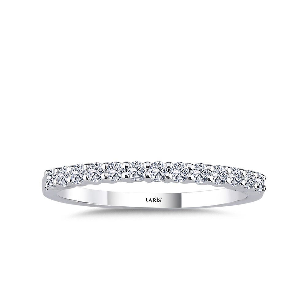 Tamtur / Yarımtur Yüzükler 0,25 Karat Pırlanta Yarımtur Yüzük