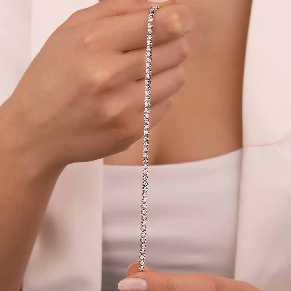 1,78 ct. Pırlanta Su Yolu Bileklik