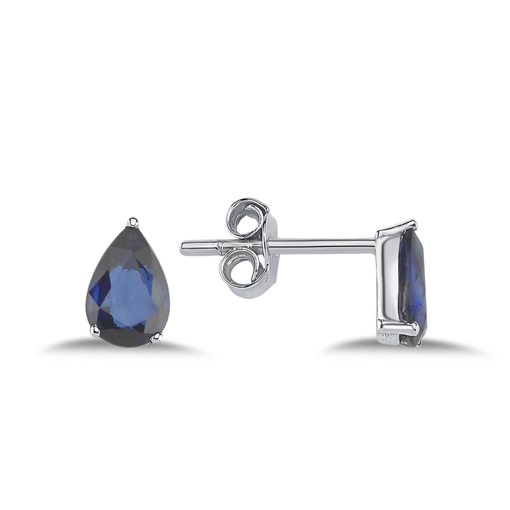 1,25 Karat Safir Royale Küpe