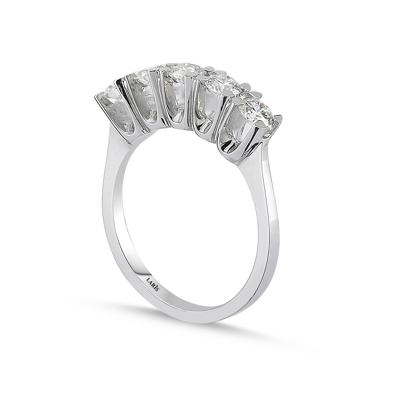 Beştaş Yüzükler 0,75 Karat Pırlanta Beştaş Yüzük