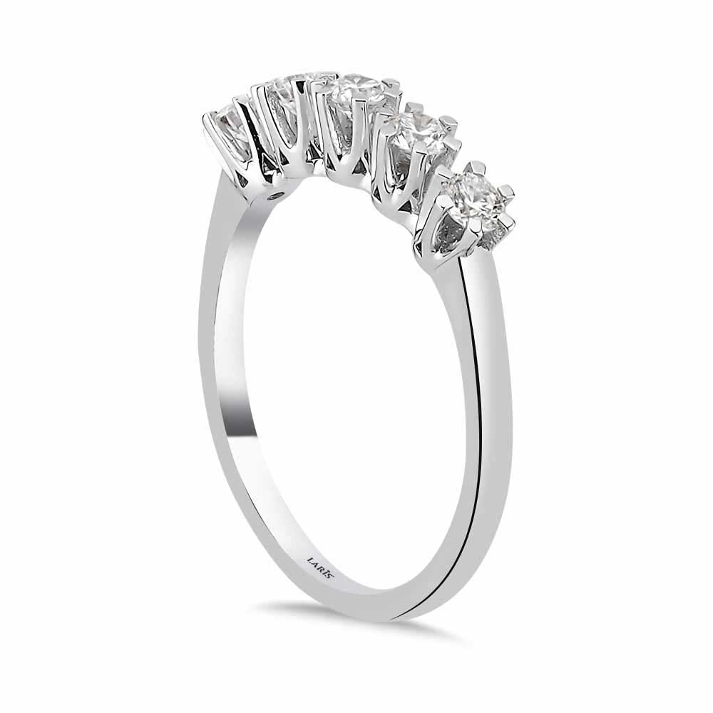 Beştaş Yüzükler 0,40 Karat Pırlanta Beştaş Yüzük