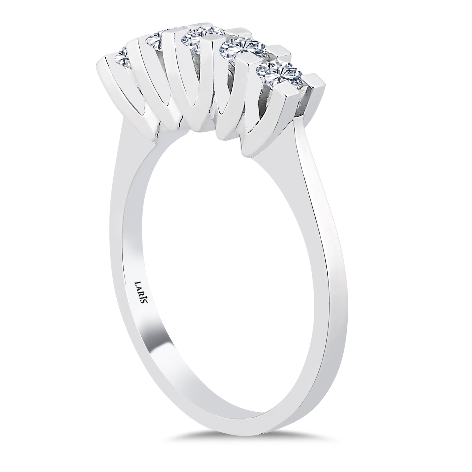 Beştaş Yüzükler 0.45 Karat Pırlanta Beştaş Yüzük