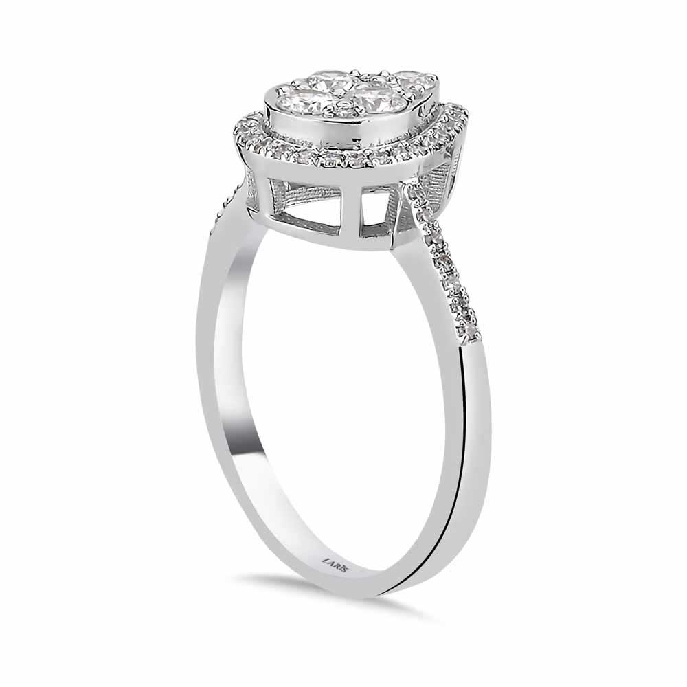 0,50 Karat Pırlanta Damla Coronet Yüzük