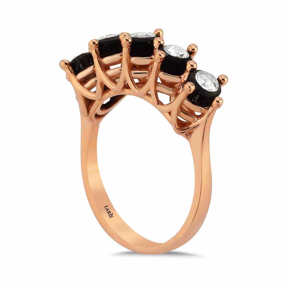 Elmas Yüzükler 0,30 Karat Elmas Beştaş Yüzük