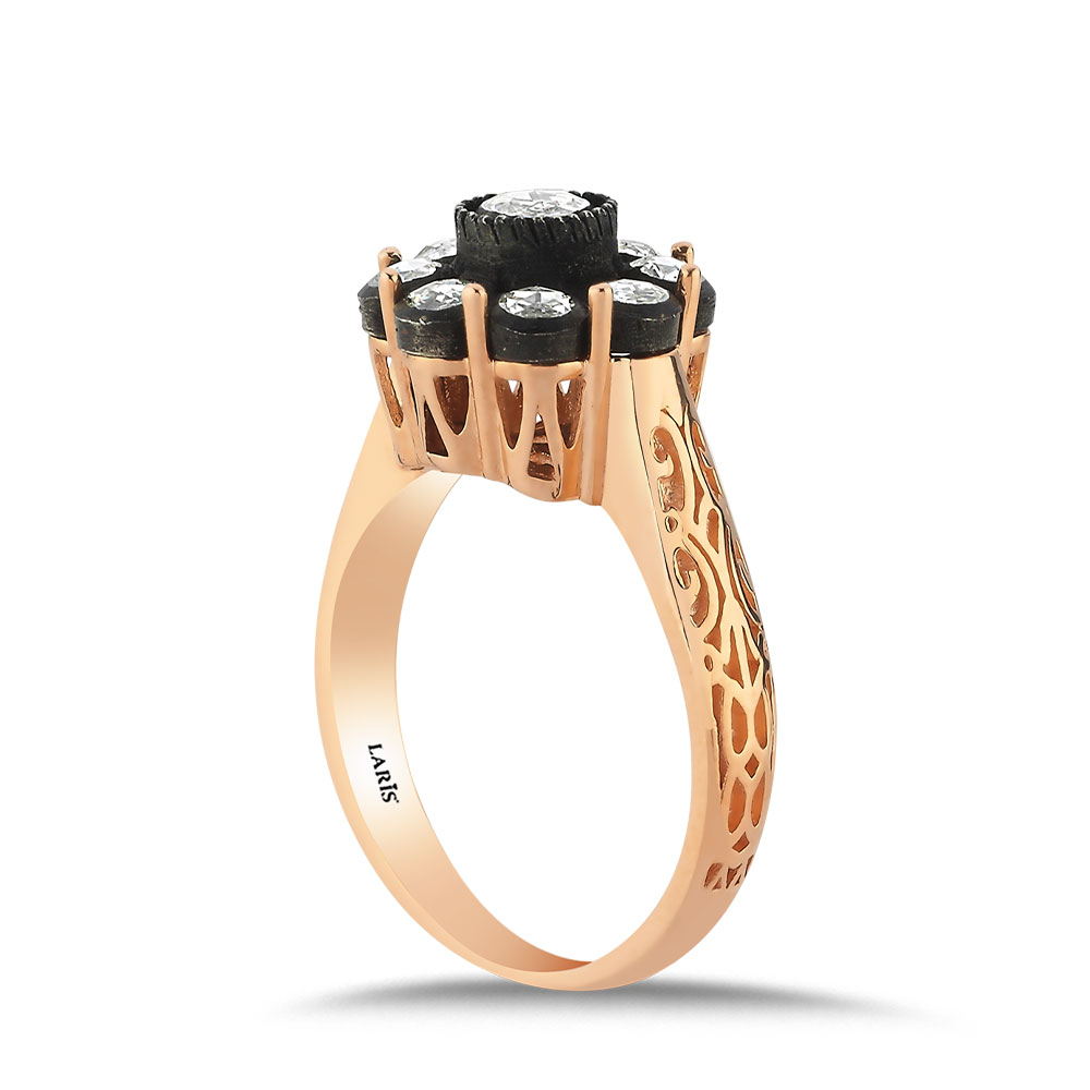 0,43 Karat Elmas Gül Yüzük