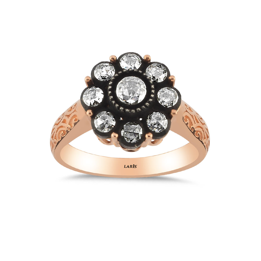 0,43 Karat Elmas Gül Yüzük