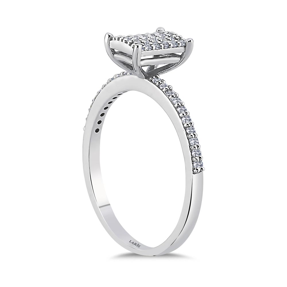 0.27 Karat Pırlanta Coronet Yüzük