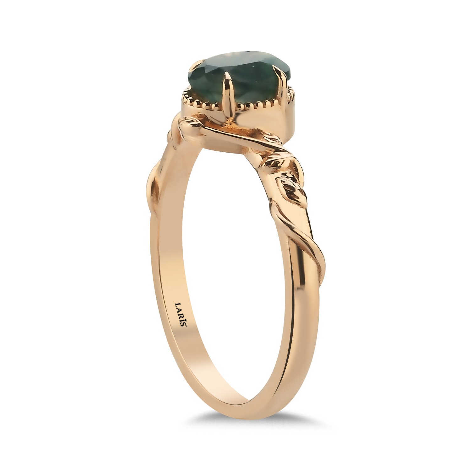 Vintage Yüzükler 0,75 Karat Akik Vintage Tasarım Yüzük