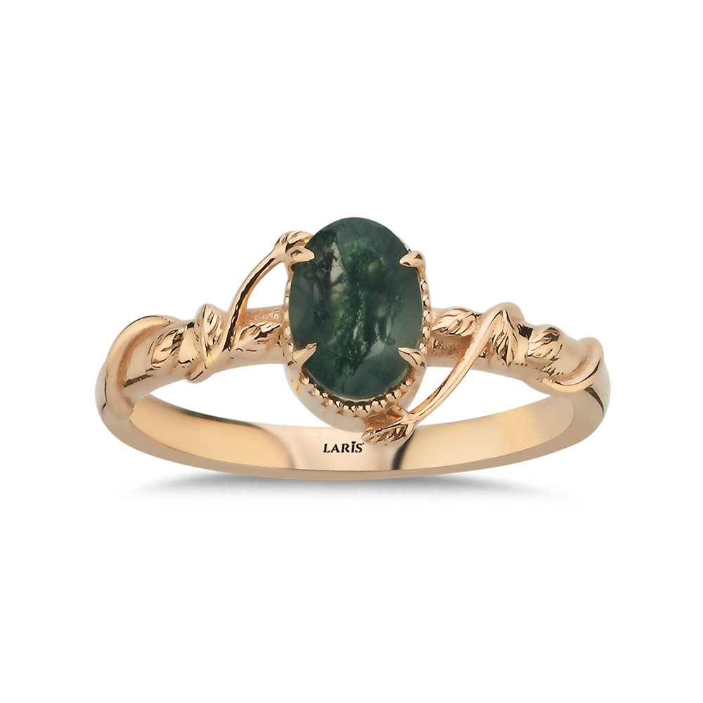 Vintage Yüzükler 0,75 Karat Akik Vintage Tasarım Yüzük