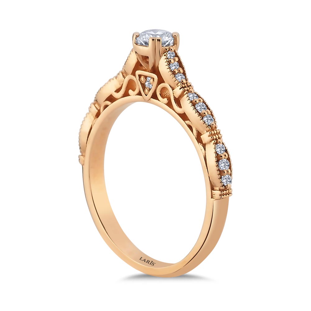 Vintage Yüzükler 0,30 Karat Pırlanta Vintage Yüzük