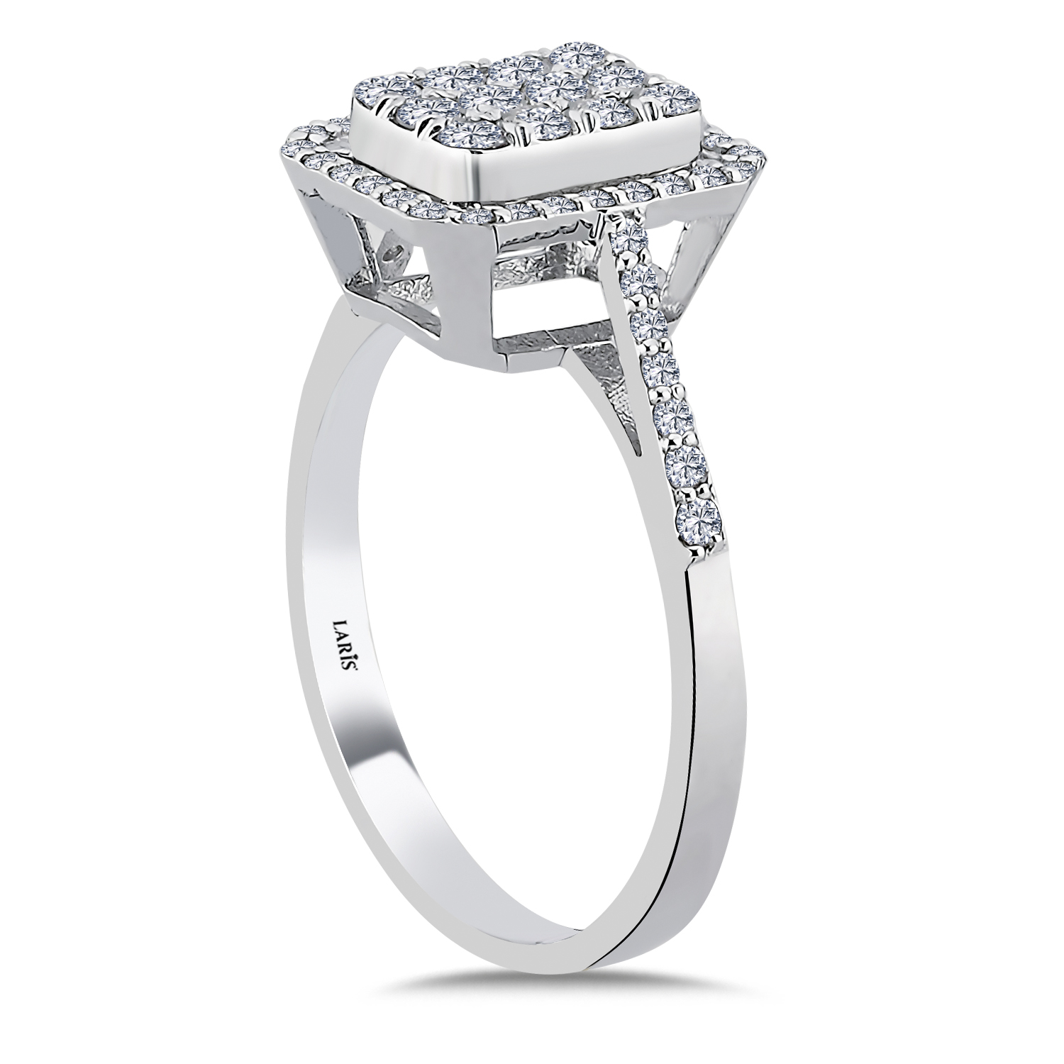 0.55 Karat Pırlanta Coronet Yüzük