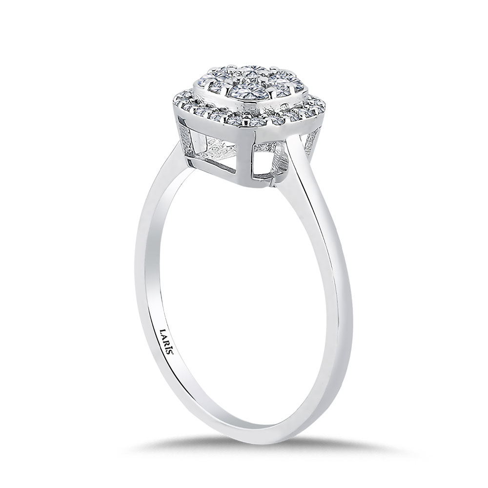 0,40 Karat Pırlanta Daisy Coronet Yüzük