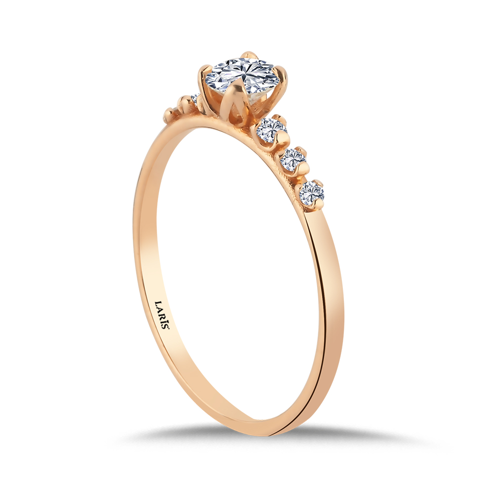 Özel Tasarım Yüzükler 0,43 Karat Pırlanta Glimara Vintage Yüzük