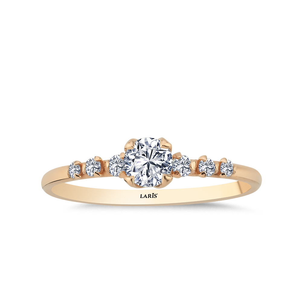 Özel Tasarım Yüzükler 0,43 Karat Pırlanta Glimara Vintage Yüzük