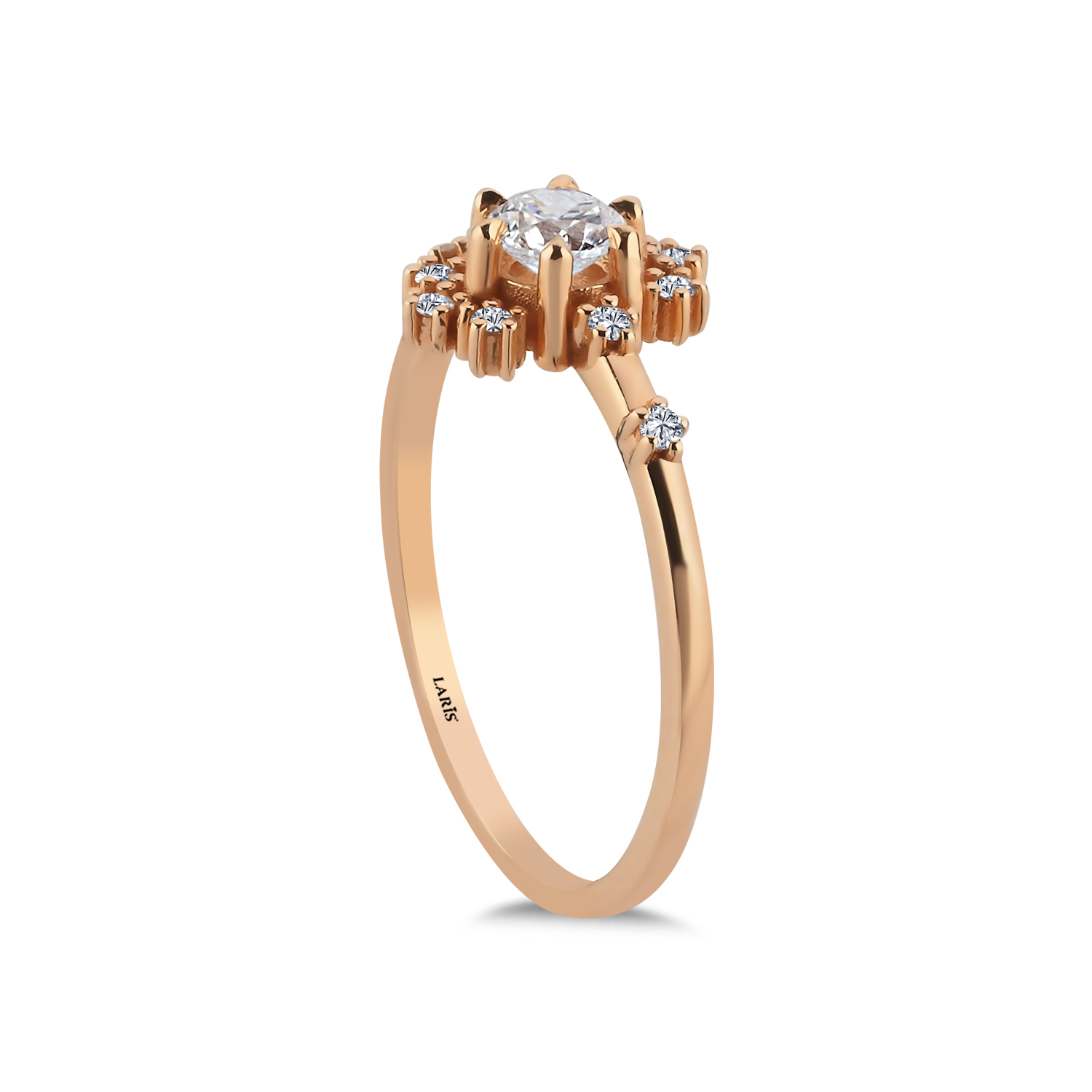 Özel Tasarım Yüzükler 0,40 Karat Pırlanta Éclat Vintage Tasarım Yüzük