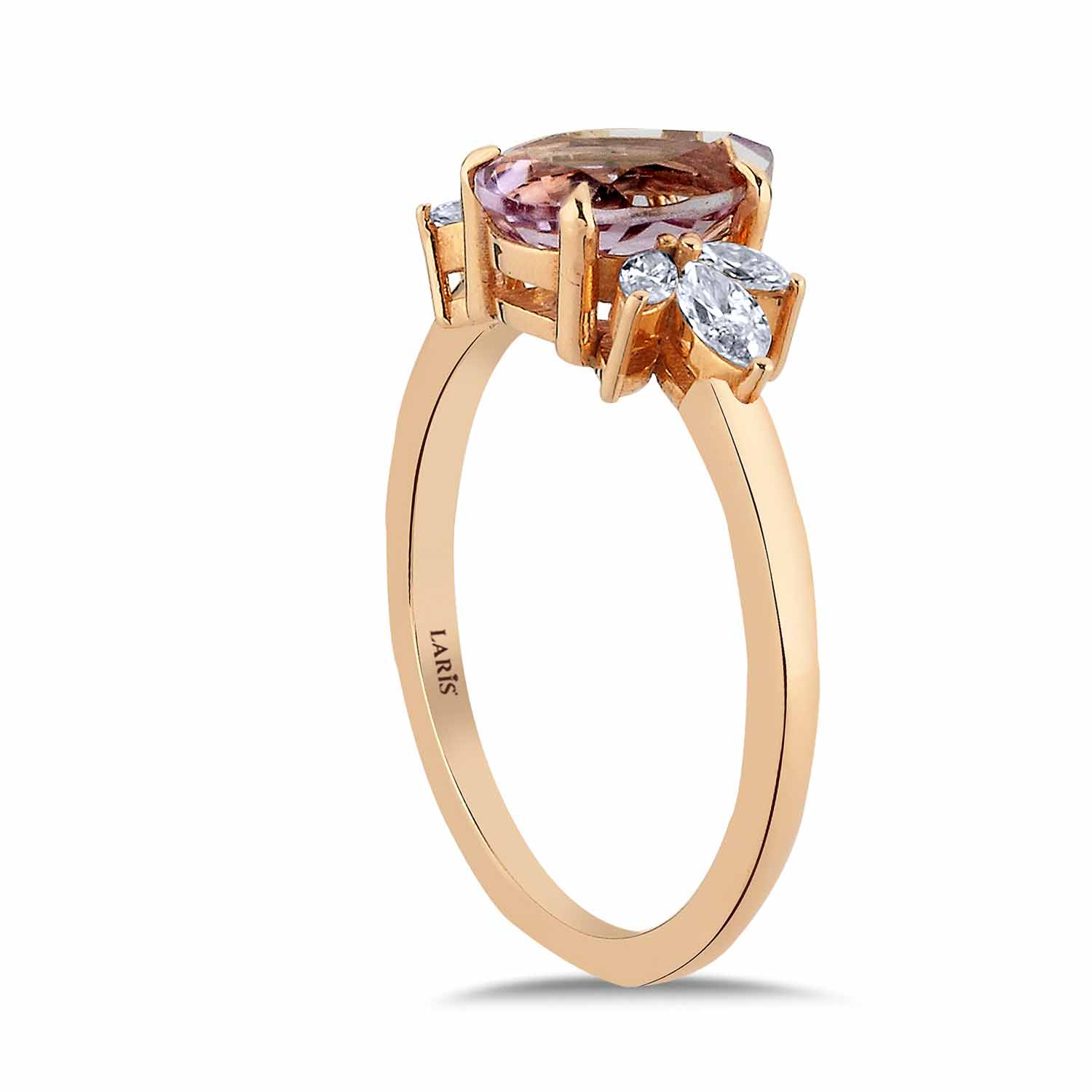 Vintage Yüzükler 1,17 Karat Pırlanta Vintage Alexandrit Yüzük