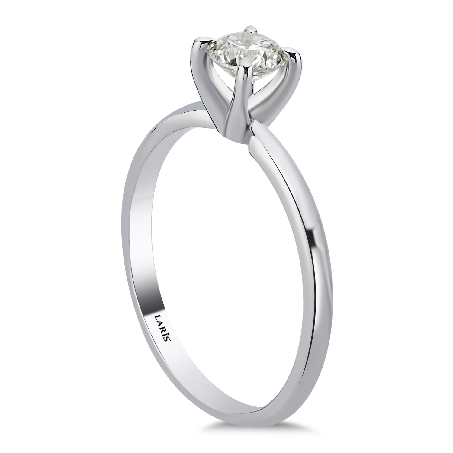 Tektaş Yüzükler 0.40 Karat Pırlanta Luna Tektaş Yüzük