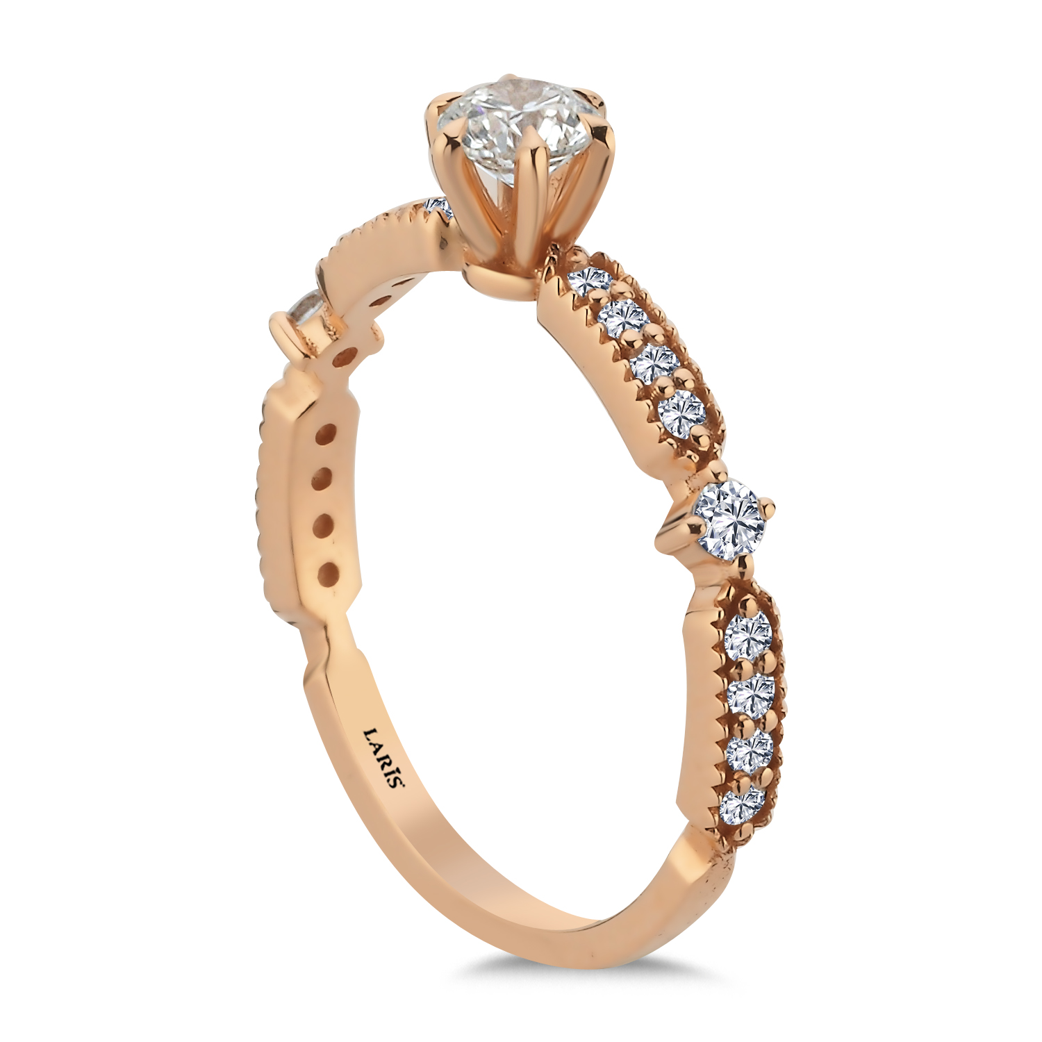 Vintage Yüzükler 0,56 Karat Pırlanta Bliss Tasarım Vintage Tektaş Yüzük