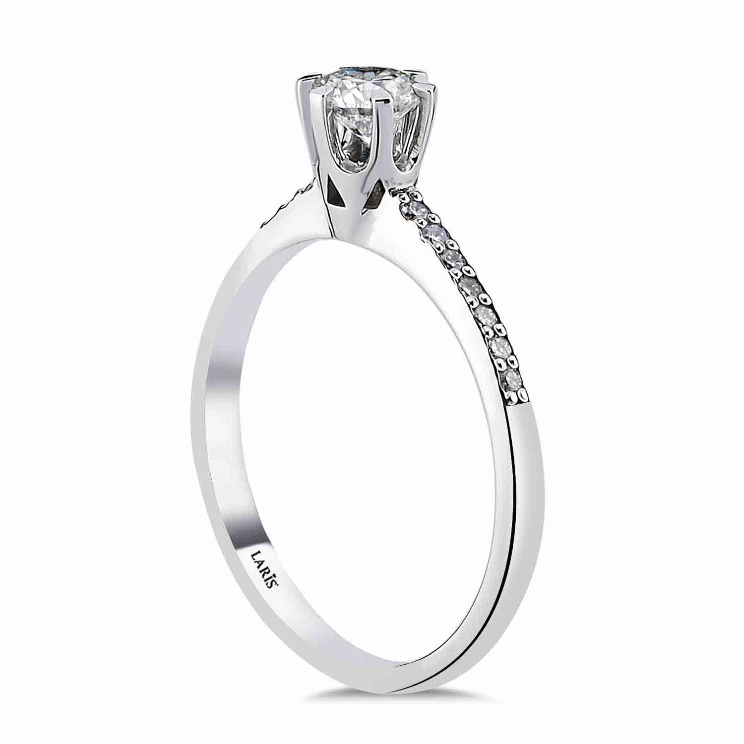 Tektaş Yüzükler 0.64 Karat Pırlanta Tektaş Yüzük