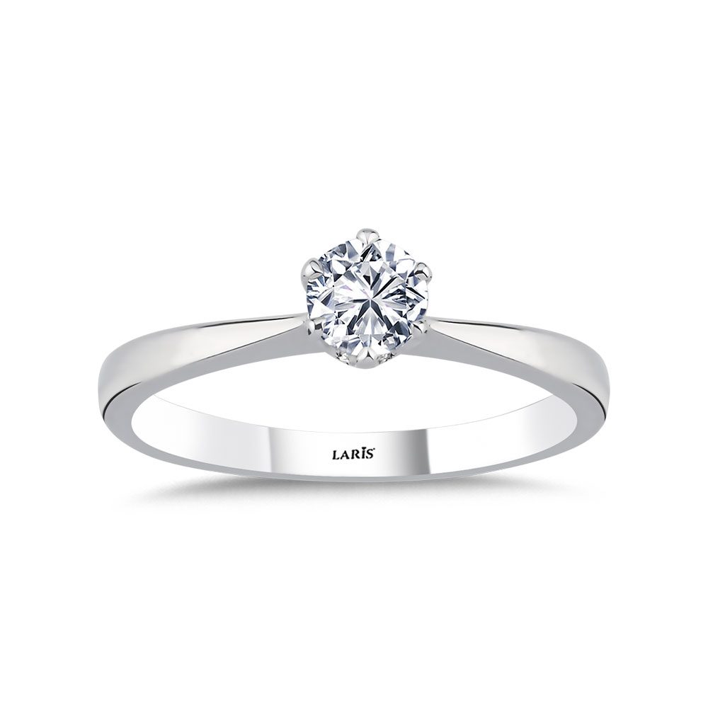 Tektaş Yüzükler 0,40 Karat Pırlanta Tiffany Tektaş Yüzük