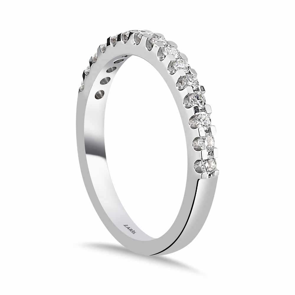 Tamtur / Yarımtur Yüzükler 0,36 Karat Pırlanta Yarımtur Yüzük