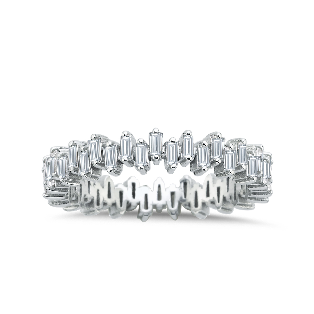 Tamtur / Yarımtur Yüzükler 0,84 Karat Pırlanta Yüzük