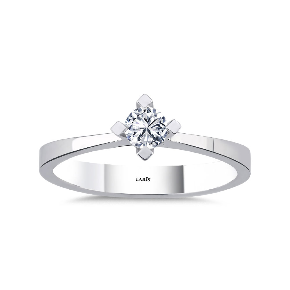 Tektaş Yüzükler 0,25 Karat Pırlanta Tektaş Yüzük