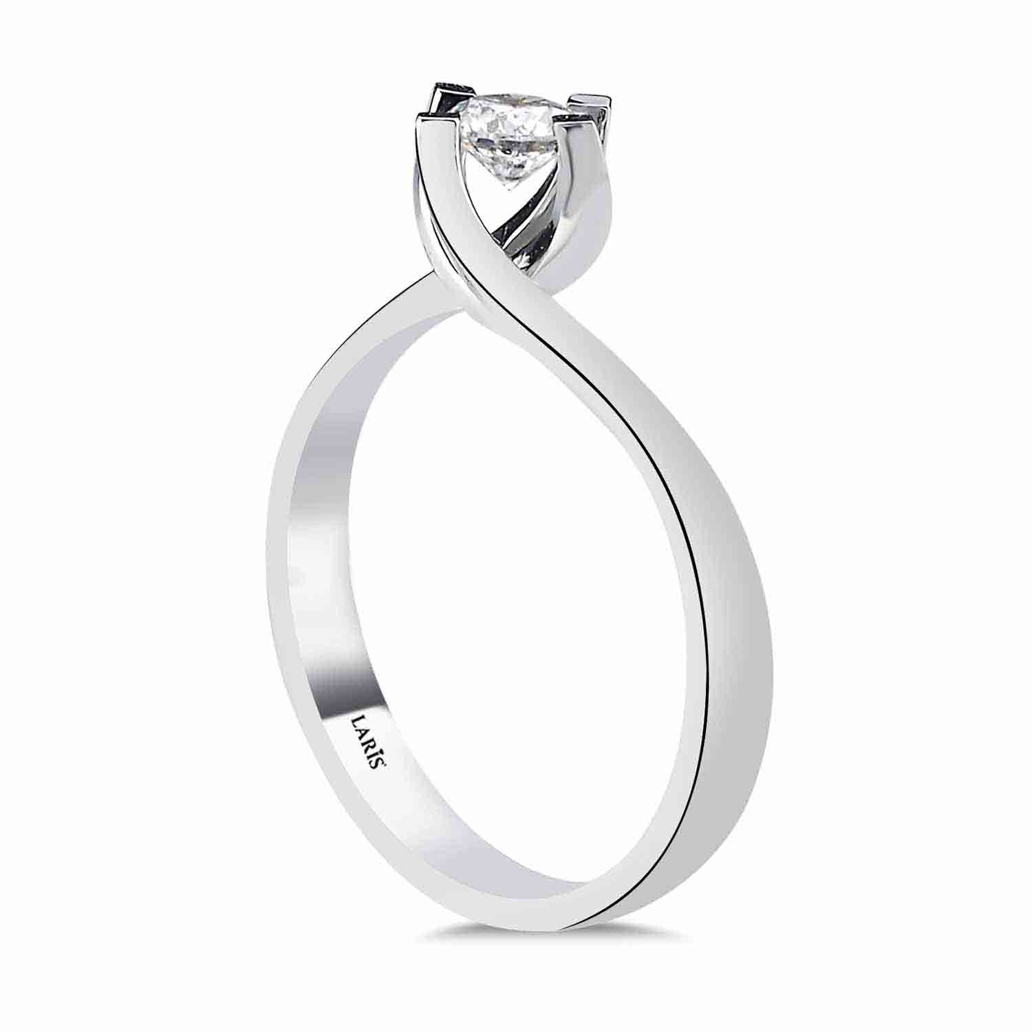 Tektaş Yüzükler 0.30 Karat Pırlanta Burgulu Valiente Tektaş Yüzük