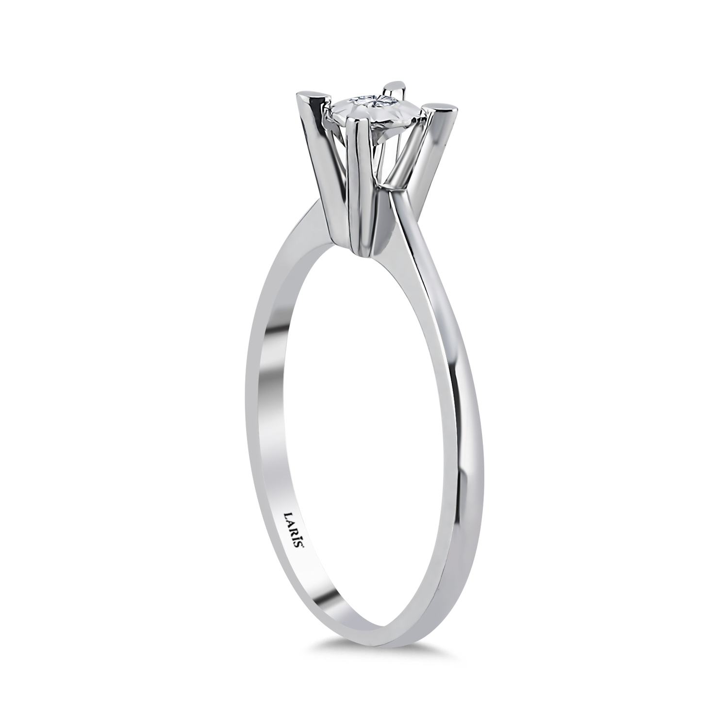 Tektaş Yüzükler 0,30 Karat görünümlü 0,03 Karat Efektli Serene Pırlanta Tektaş Yüzük