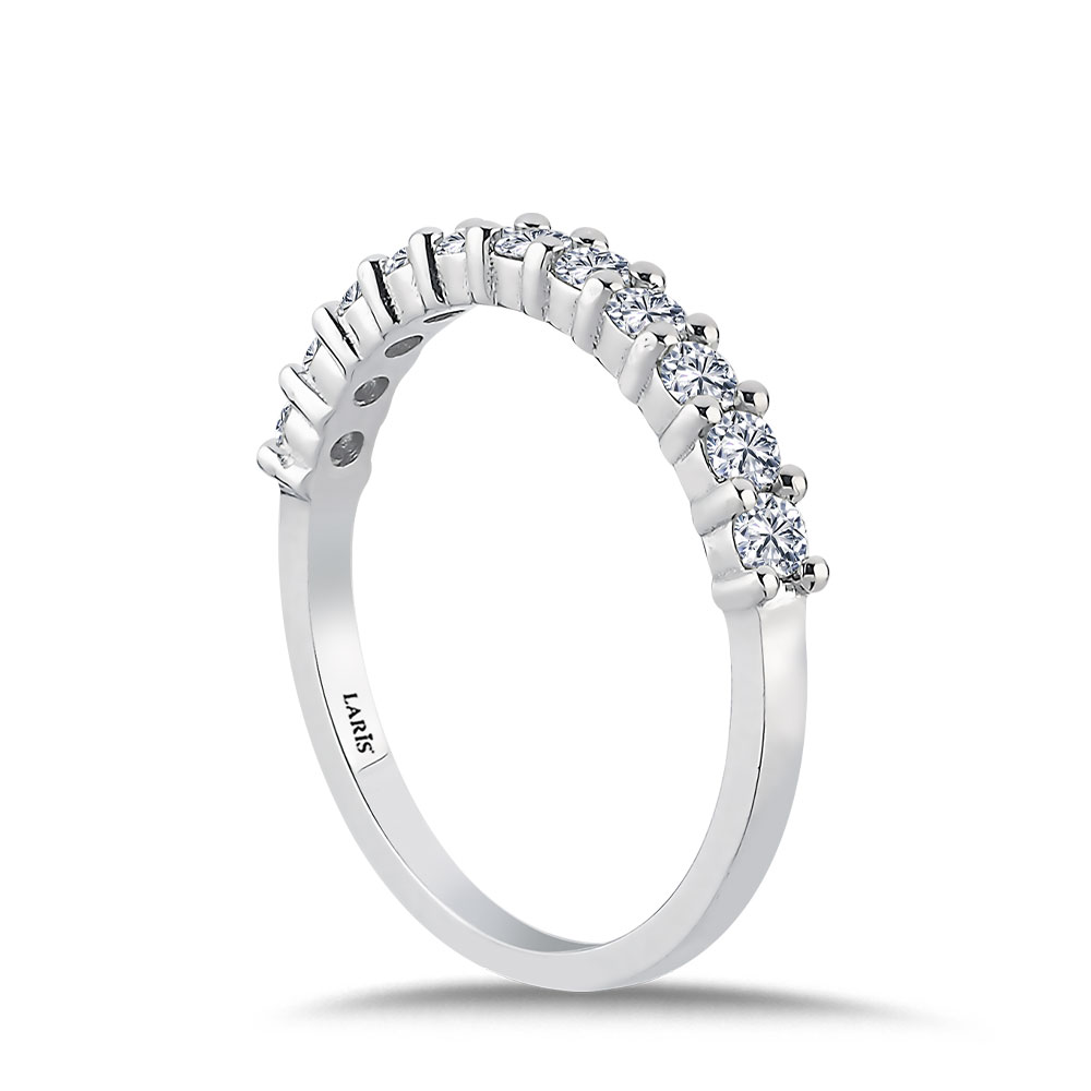 Tamtur / Yarımtur Yüzükler 0,45 Karat Pırlanta Yarımtur Yüzük