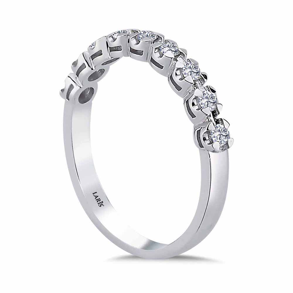 Tamtur / Yarımtur Yüzükler 0,20 Karat Pırlanta Yarımtur Yüzük