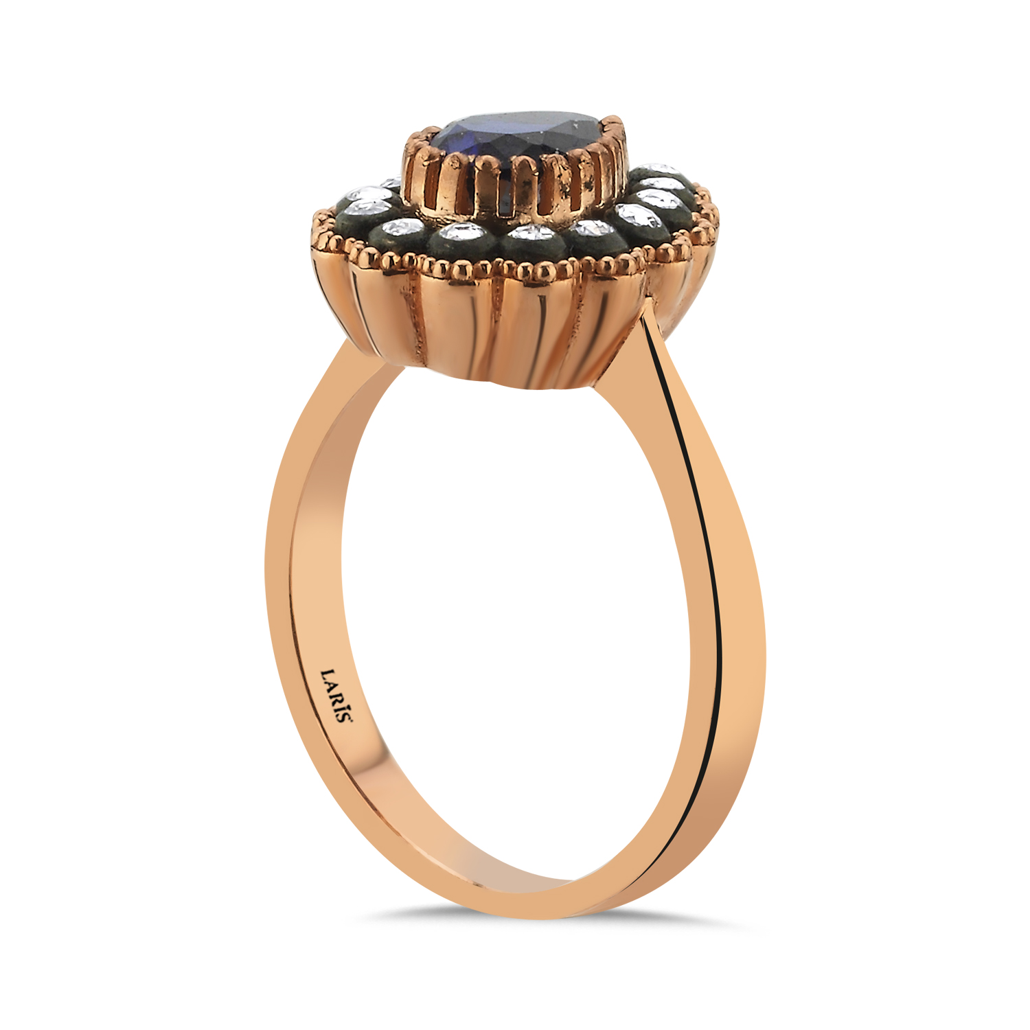 1,00 Karat Elmas Safir Yüzük