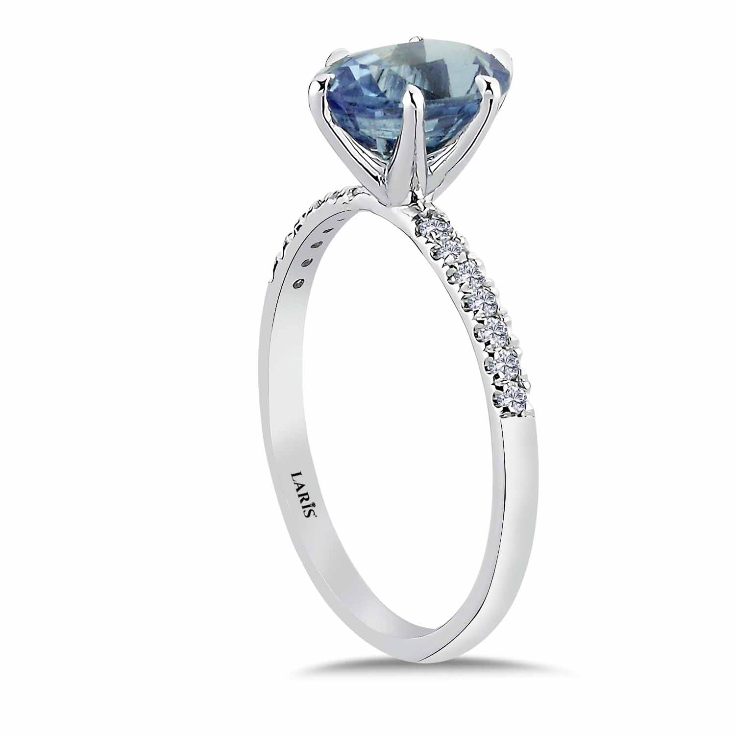 Safir Yüzükler 2,08 Karat Pırlanta Özel Tasarım Royale Safir Yüzük