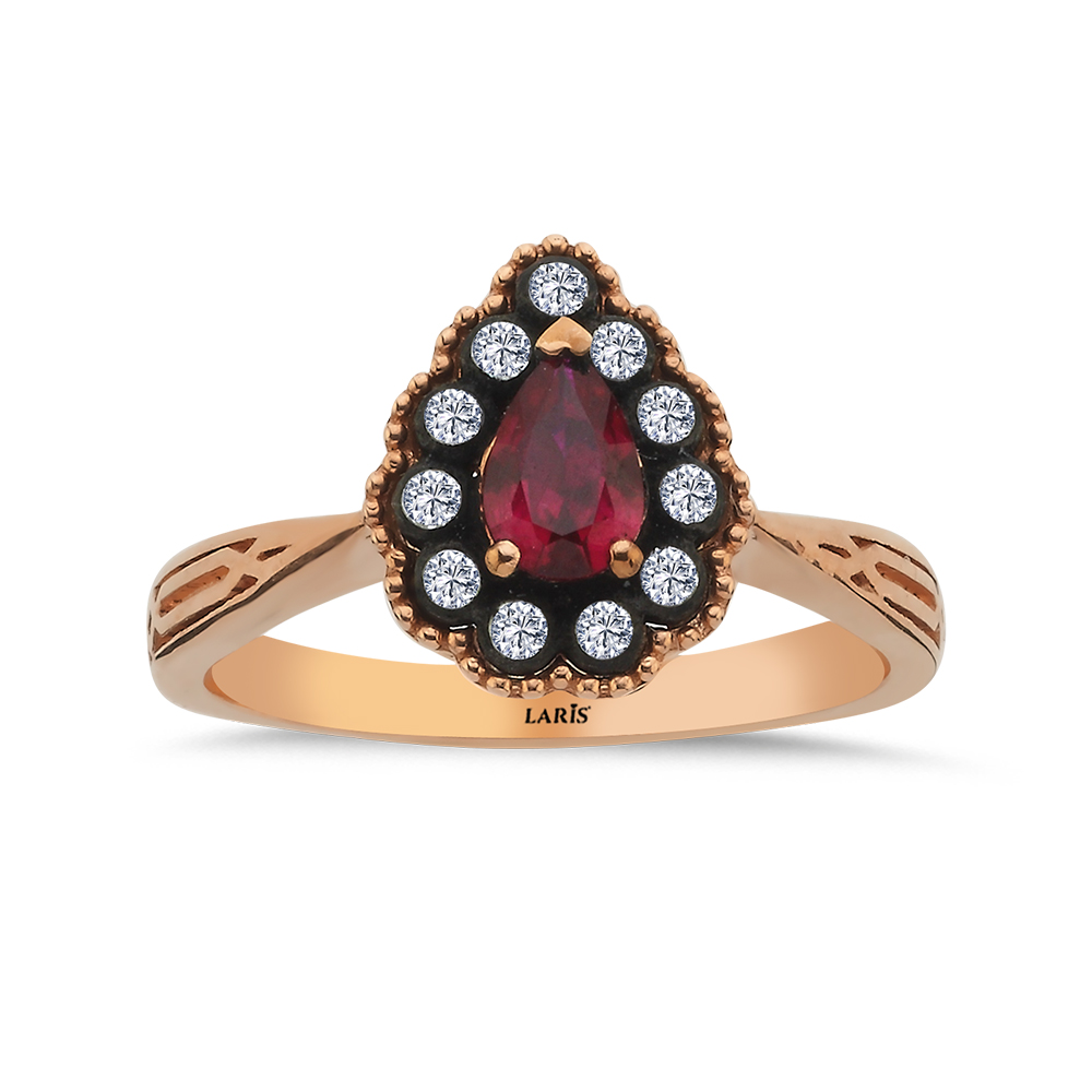 0,53 Karat Elmas Yakut Yüzük