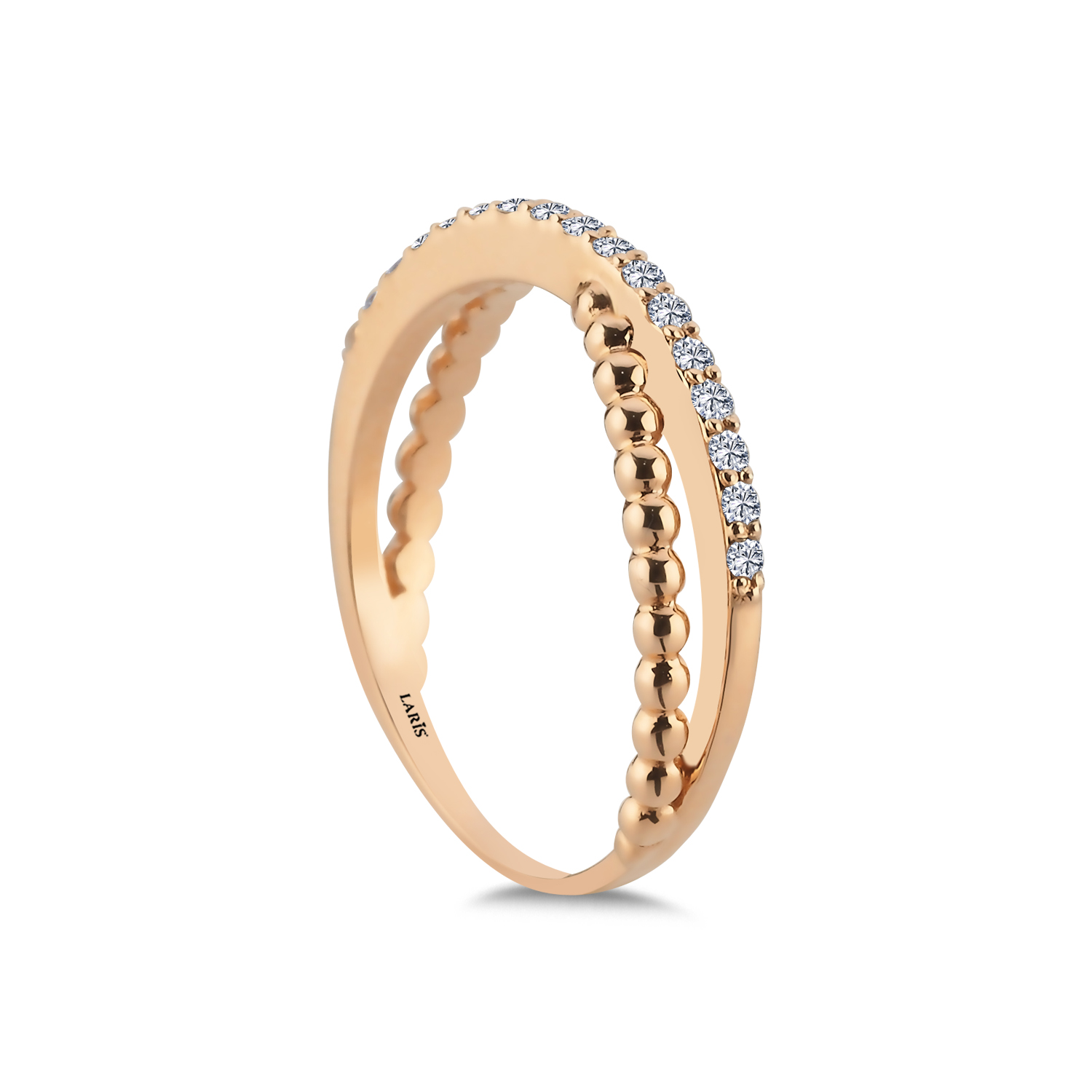 Özel Tasarım Yüzükler 0,16 Karat Pırlanta Étoile Tasarım Yüzük