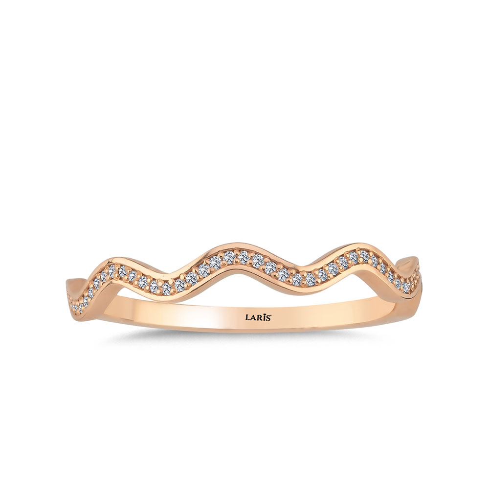 0,07 Karat Pırlanta Yarımtur Yüzük